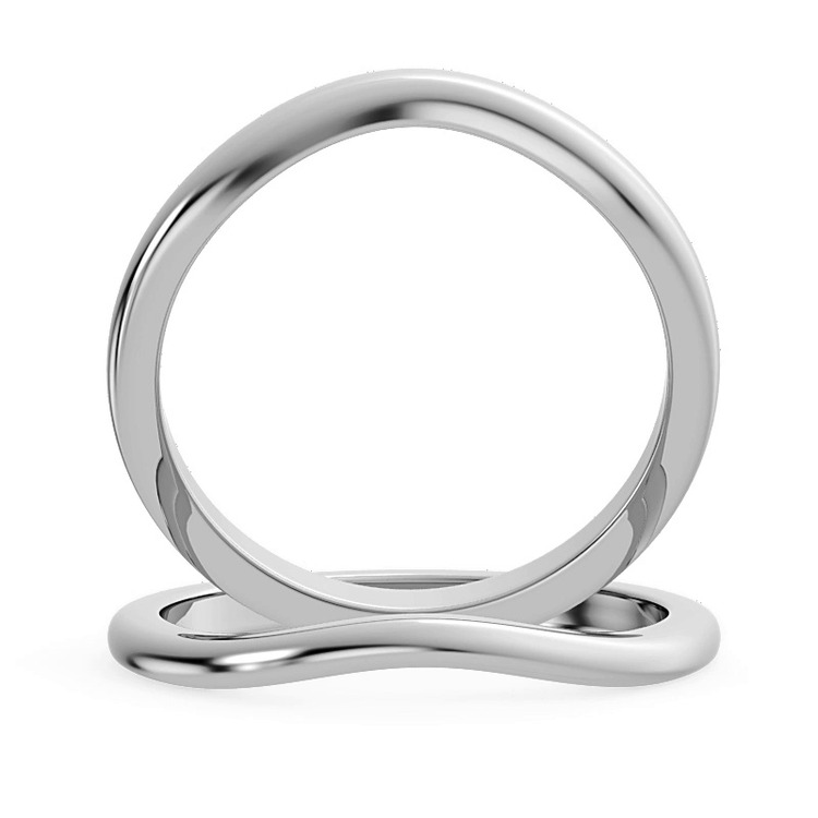 360 degree view of Danika Curved Band