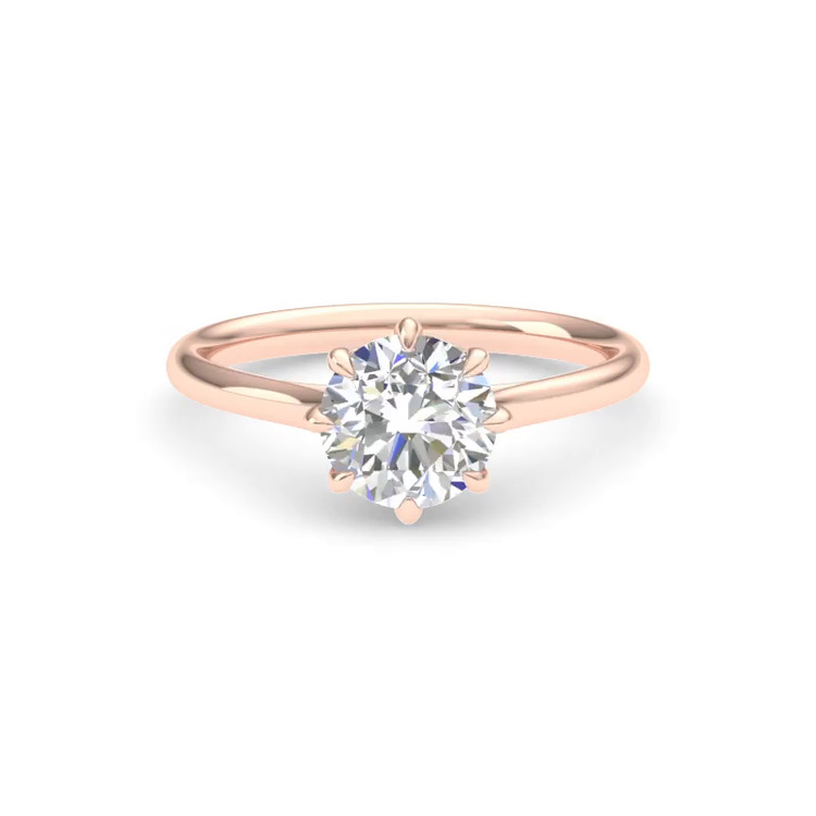 360 degree view of Ramona Eight-Prong Solitaire Engagement Ring