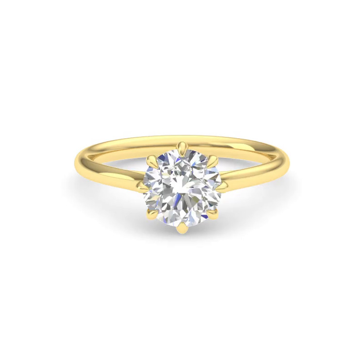 360 degree view of Ramona Eight-Prong Solitaire Engagement Ring