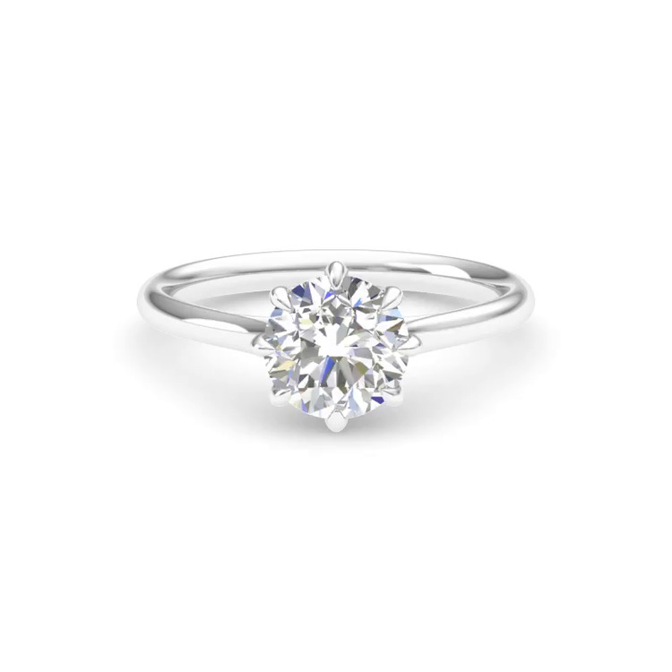 360 degree view of Ramona Eight-Prong Solitaire Engagement Ring