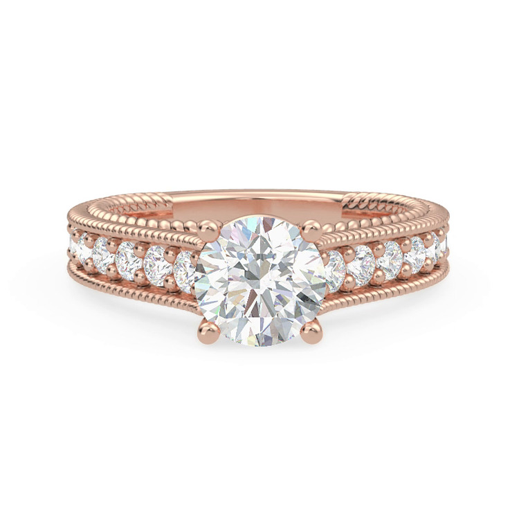 360 degree view of Lido Braided Diamond Engagement Ring