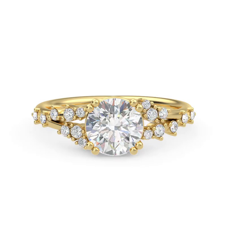 360 degree view of Symphony Scattered Engagement ring