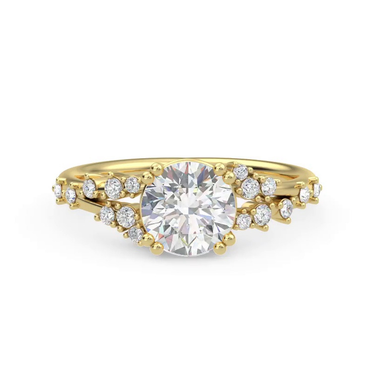 360 degree view of Symphony Scattered Engagement ring