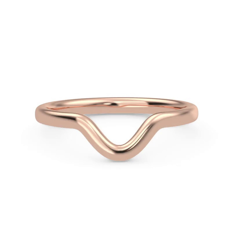 360 degree view of Stacy Wide Curved Band
