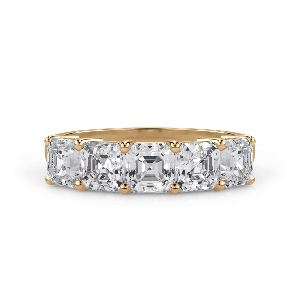 360 degree view of Asscher Cut Diamond 5 Stone Ring (2.00 ct. tw.)