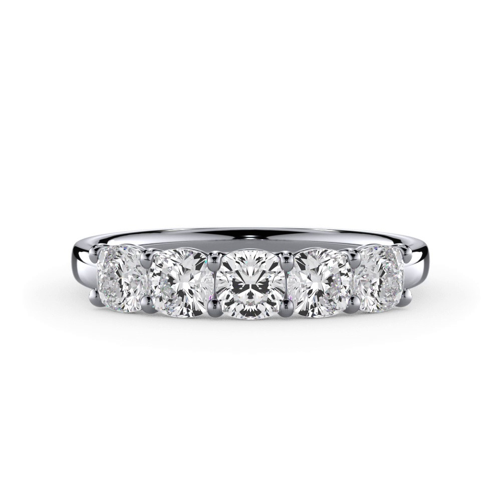360 degree view of Cushion Cut Diamond 5 Stone Ring (1.00 ct. tw.)