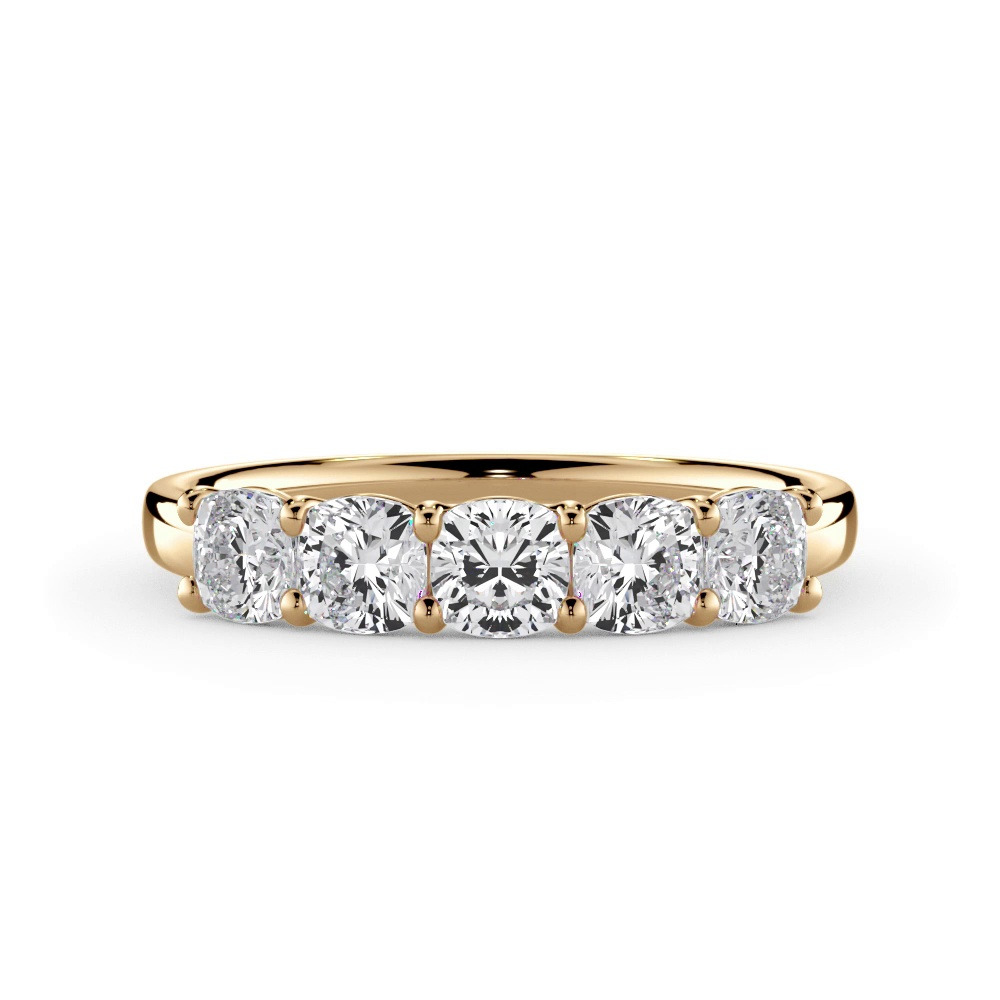360 degree view of Cushion Cut Diamond 5 Stone Ring (1.00 ct. tw.)