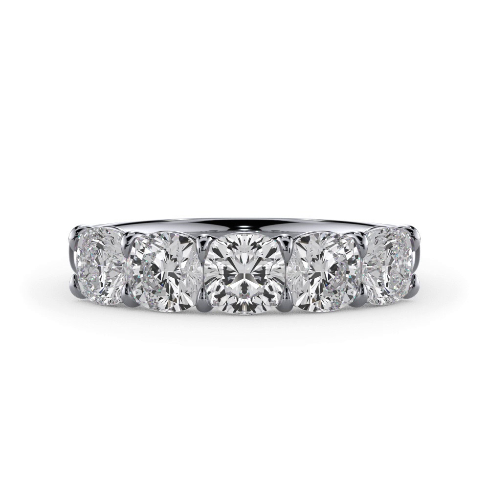 360 degree view of Cushion Cut Diamond 5 Stone Ring (2.00 ct. tw.)