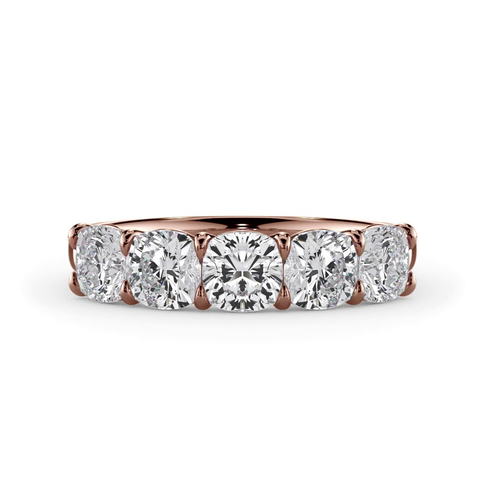 360 degree view of Cushion Cut Diamond 5 Stone Ring (2.00 ct. tw.)