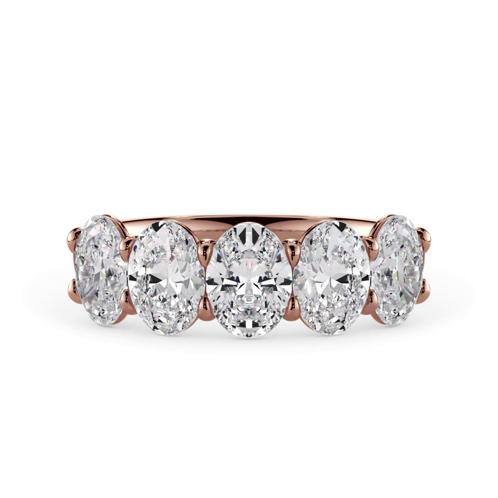 360 degree view of Oval Cut Diamond 5 Stone Ring (2.00 ct. tw.)