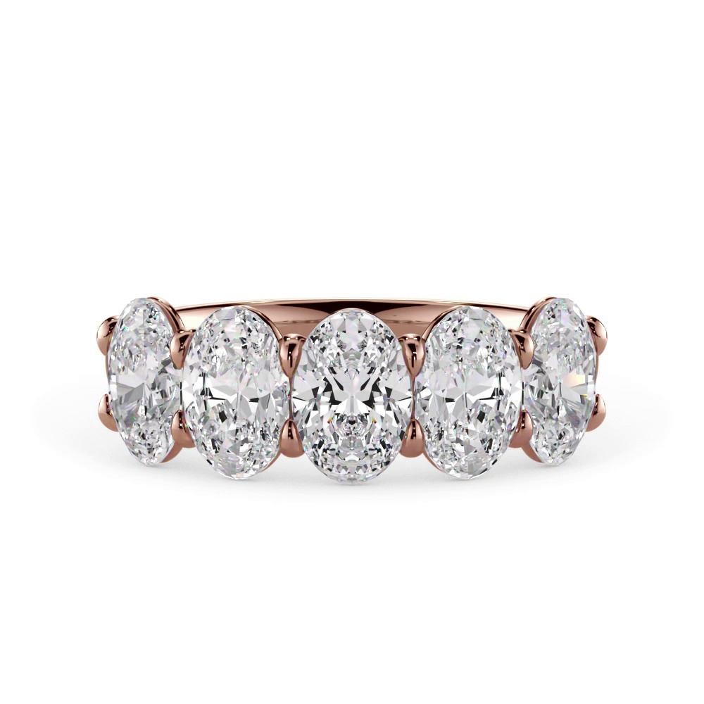 360 degree view of Oval Cut Diamond 5 Stone Ring (2.50 ct. tw.)