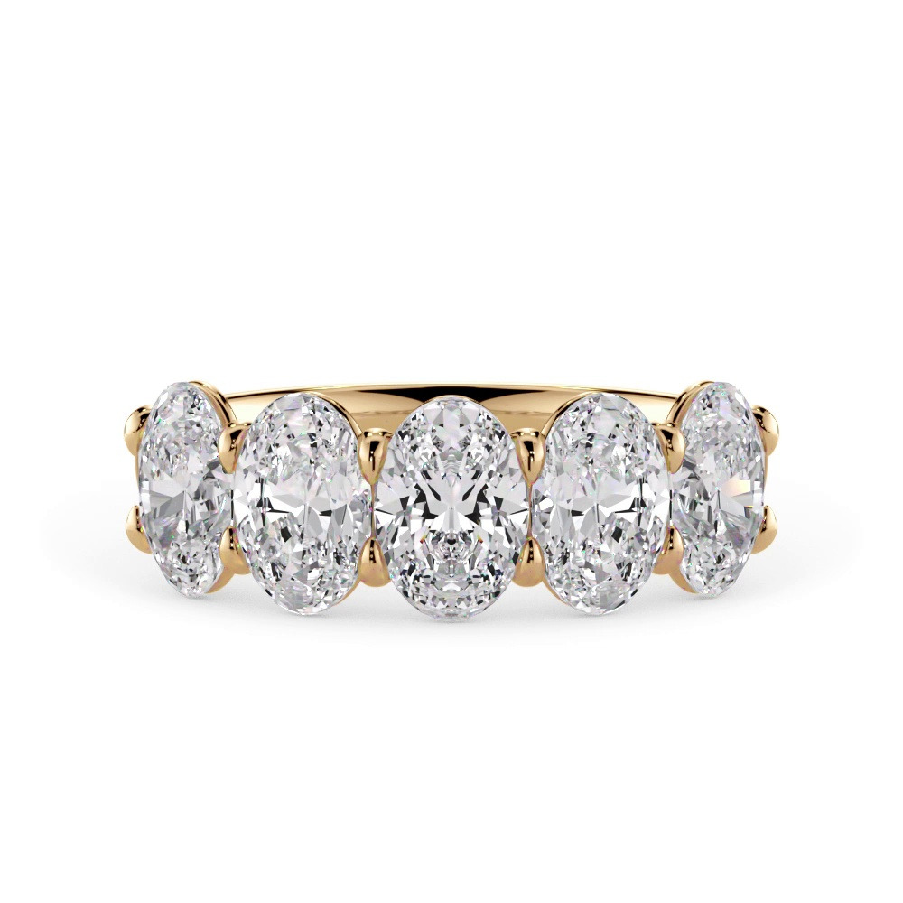 360 degree view of Oval Cut Diamond 5 Stone Ring (2.50 ct. tw.)