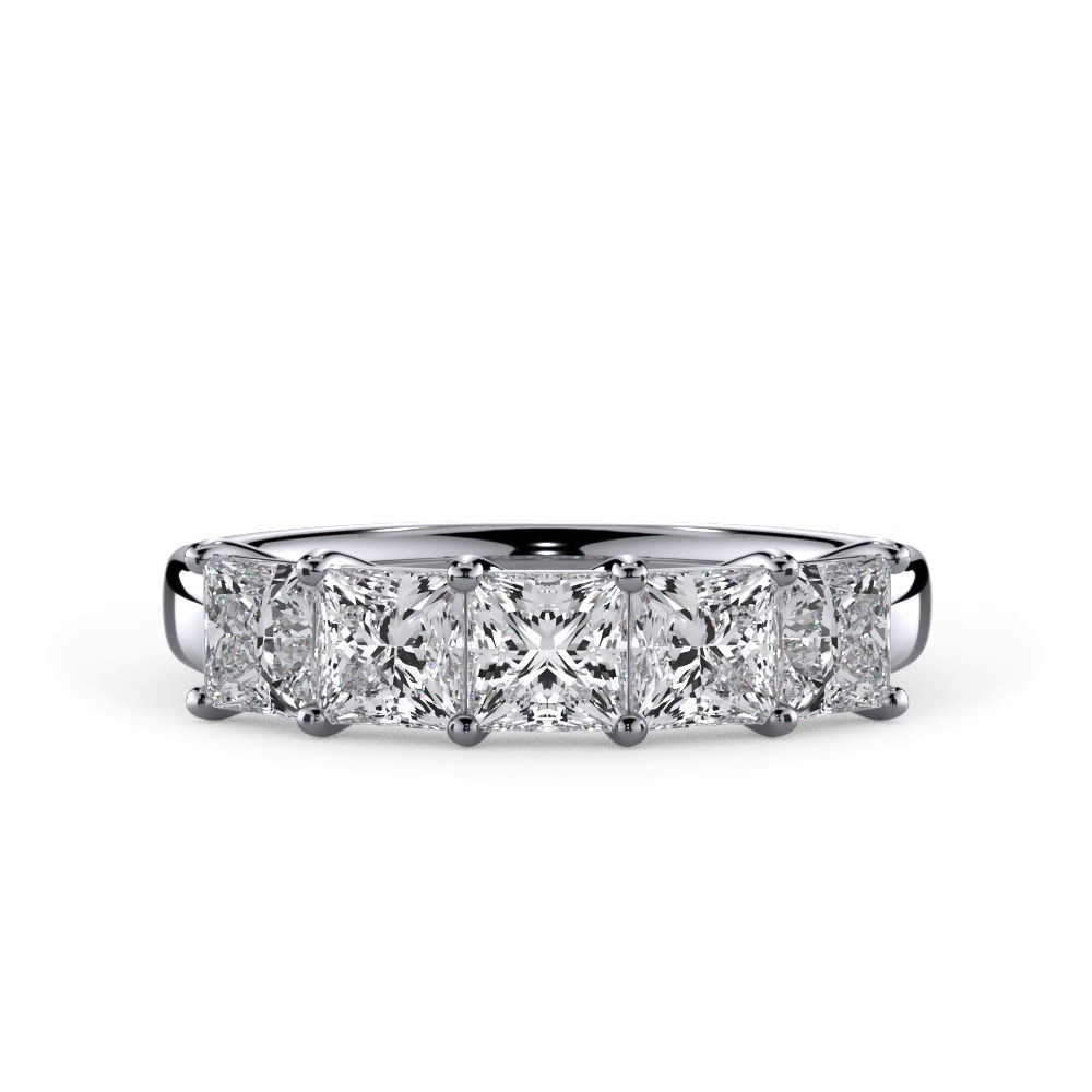 360 degree view of Princess Cut Diamond 5 Stone Ring (1.50 ct. tw.)