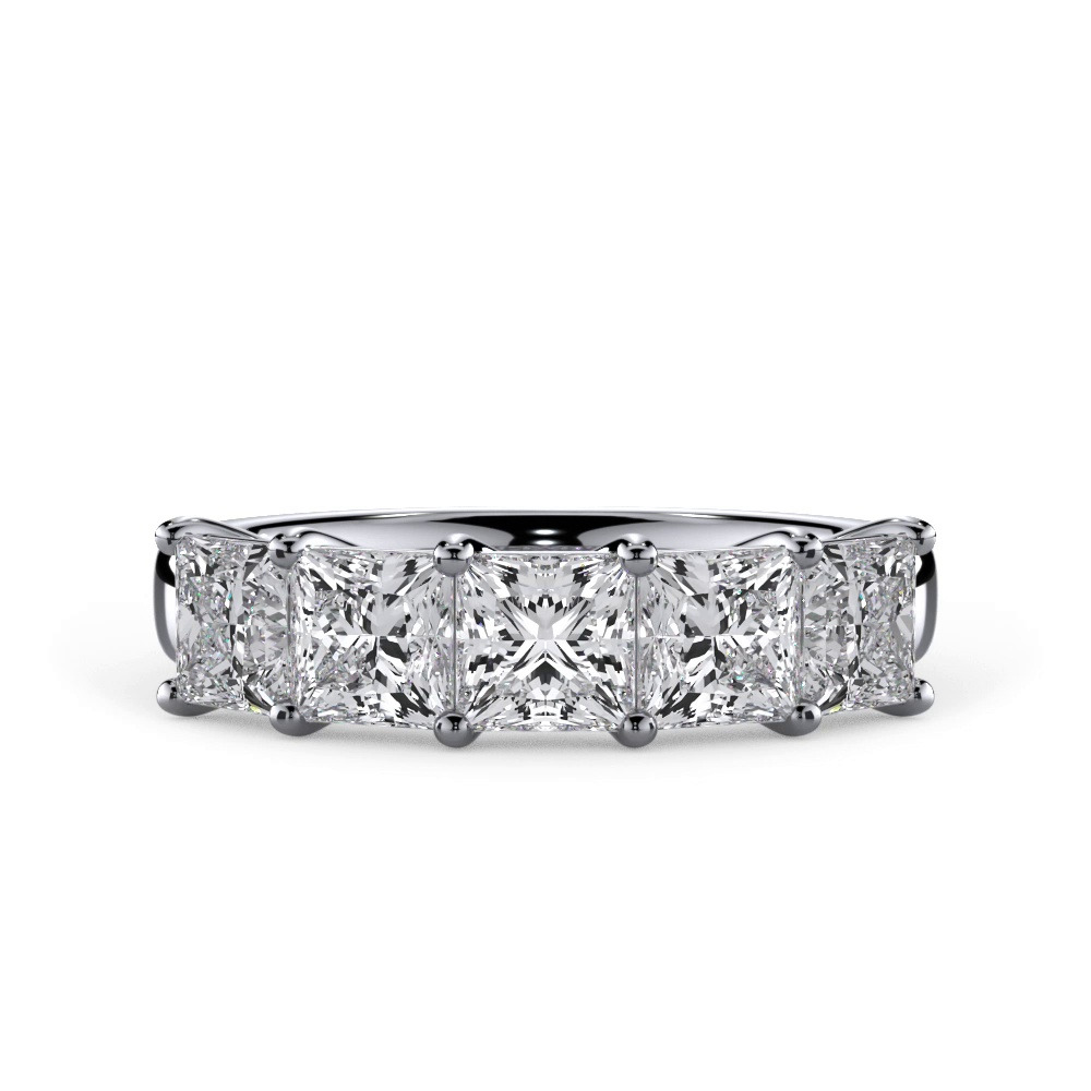 360 degree view of Princess Cut Lab Diamond 5 Stone Ring (2.00 ct. tw.)