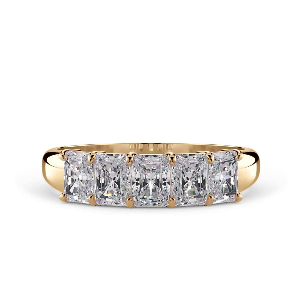 360 degree view of Radiant Cut Diamond 5 Stone Ring (1.00 ct. tw.)