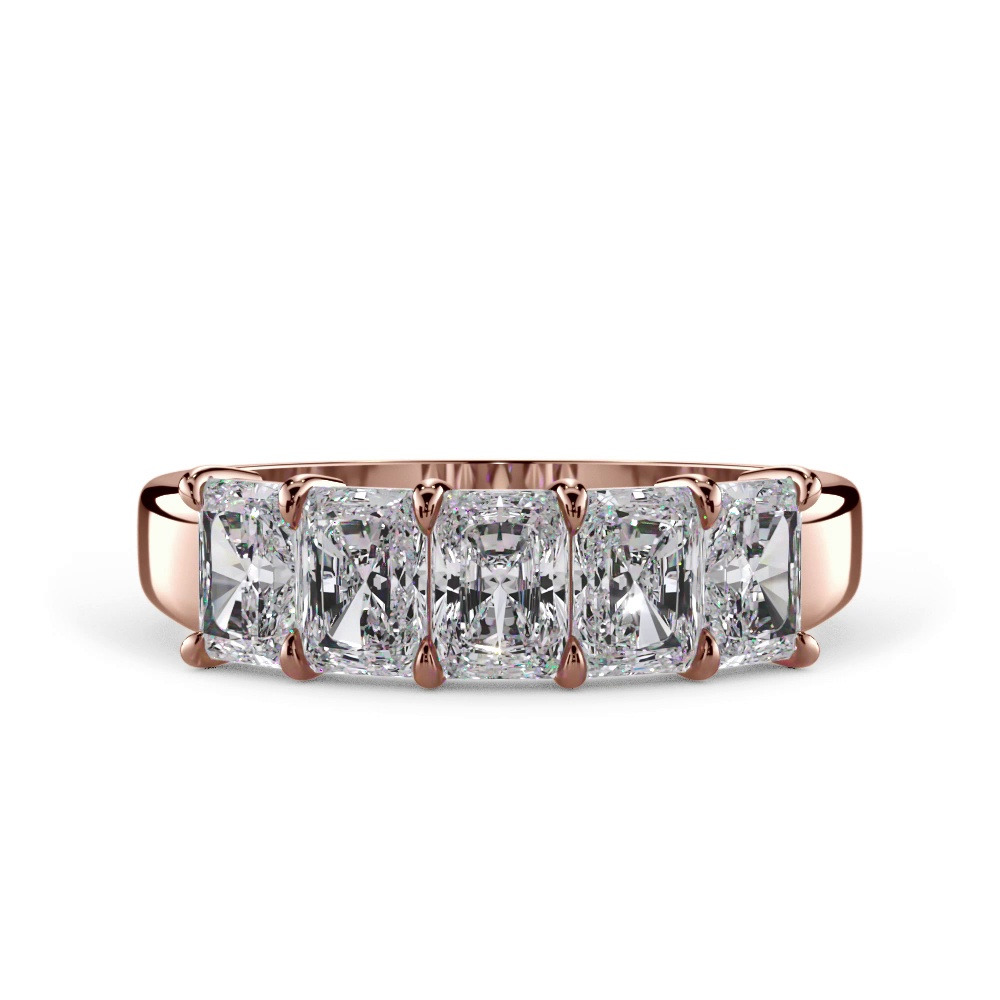 360 degree view of Radiant Cut Diamond 5 Stone Ring (1.50 ct. tw.)