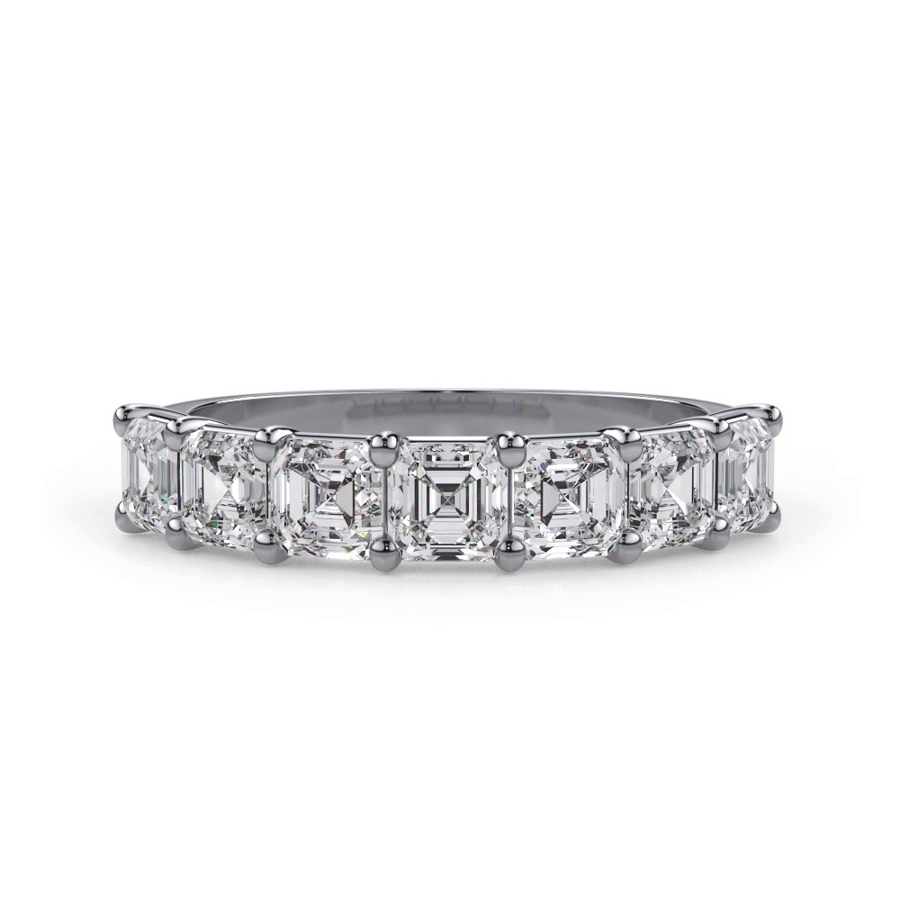 360 degree view of Asscher Cut Diamond 7 Stone Ring (1.50 ct. tw.)