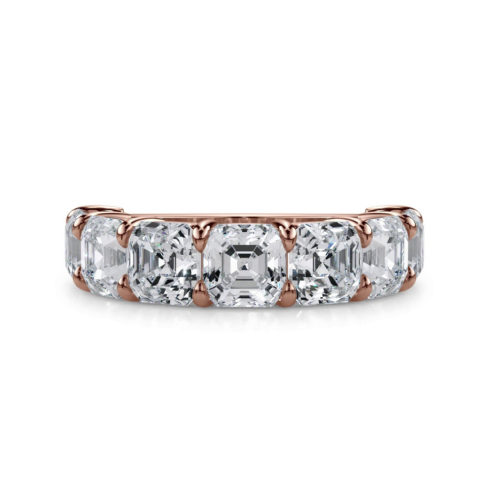 360 degree view of Asscher Cut Diamond 7 Stone Ring (5.00 ct. tw.)