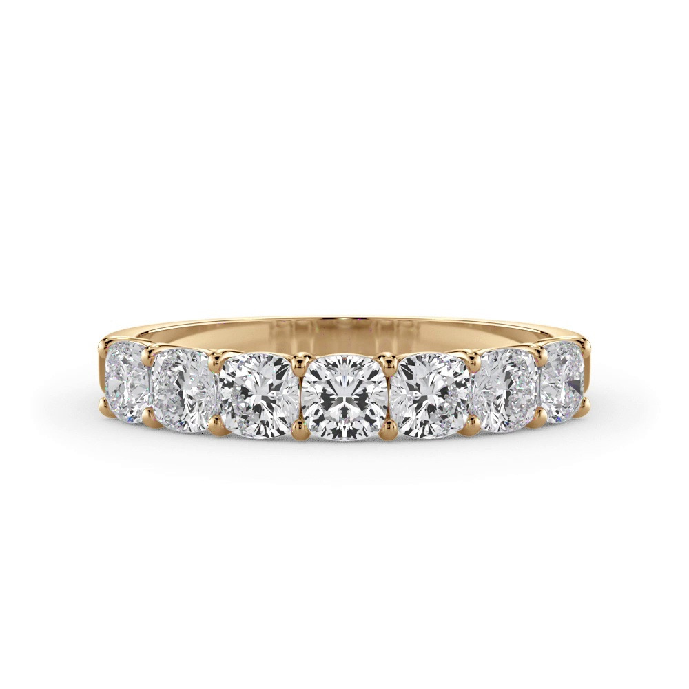 360 degree view of Cushion Cut Lab Diamond 7 Stone Ring (1.00 ct. tw.)