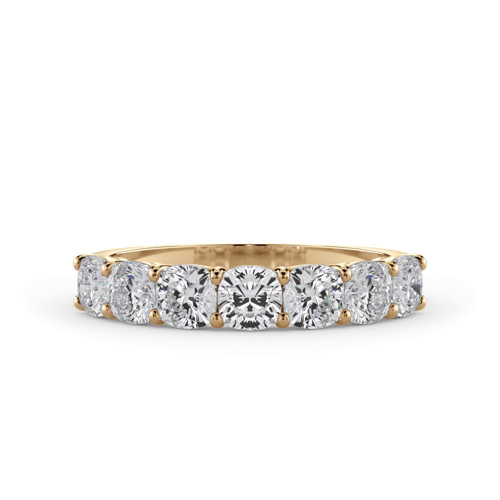 360 degree view of Cushion Cut Lab Diamond 7 Stone Ring (1.50 ct. tw.)