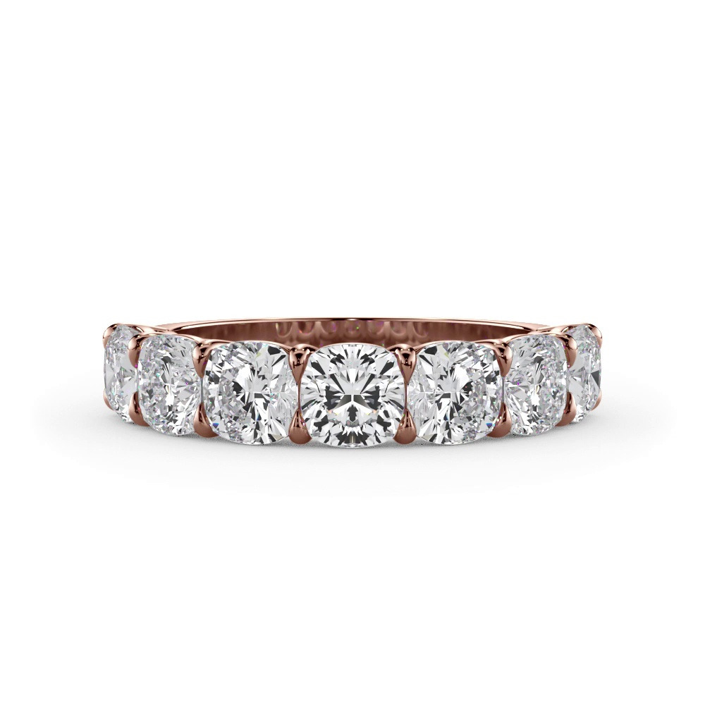 360 degree view of Cushion Cut Lab Diamond 7 Stone Ring (3.00 ct. tw.)