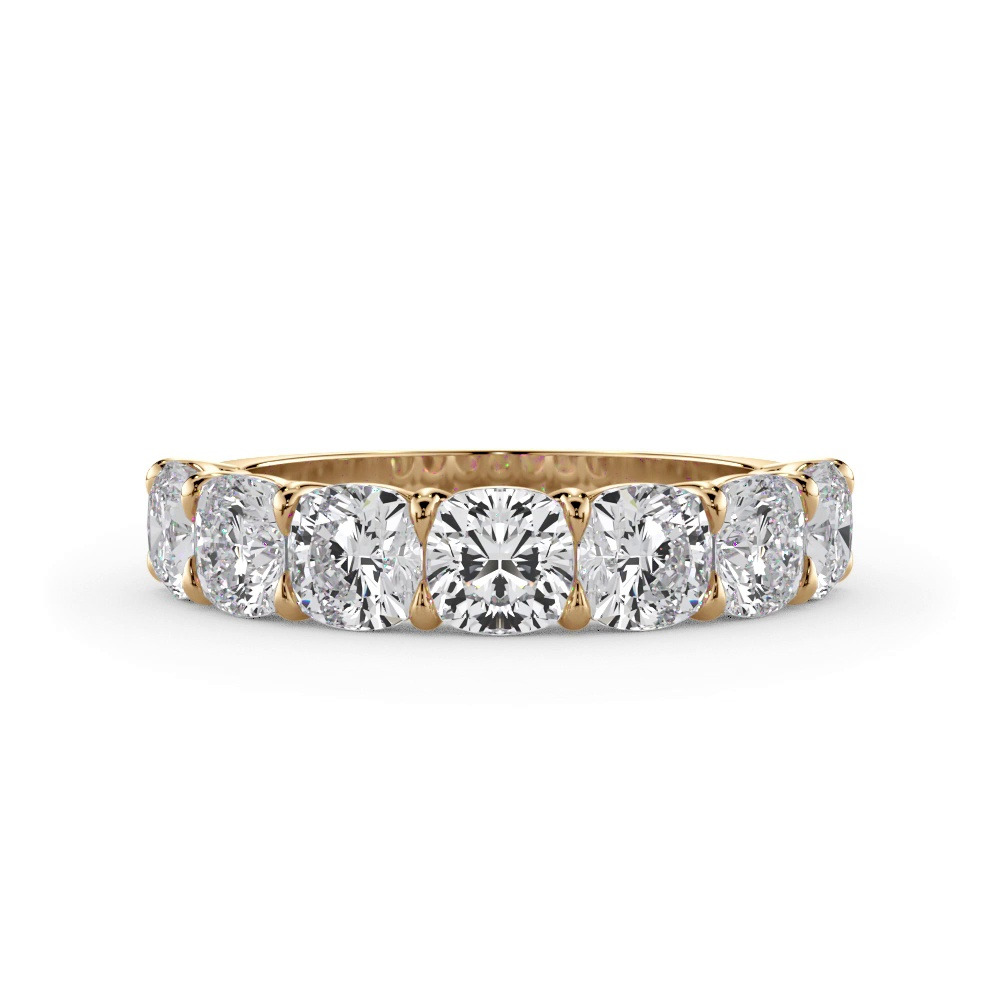 360 degree view of Cushion Cut Lab Diamond 7 Stone Ring (3.00 ct. tw.)