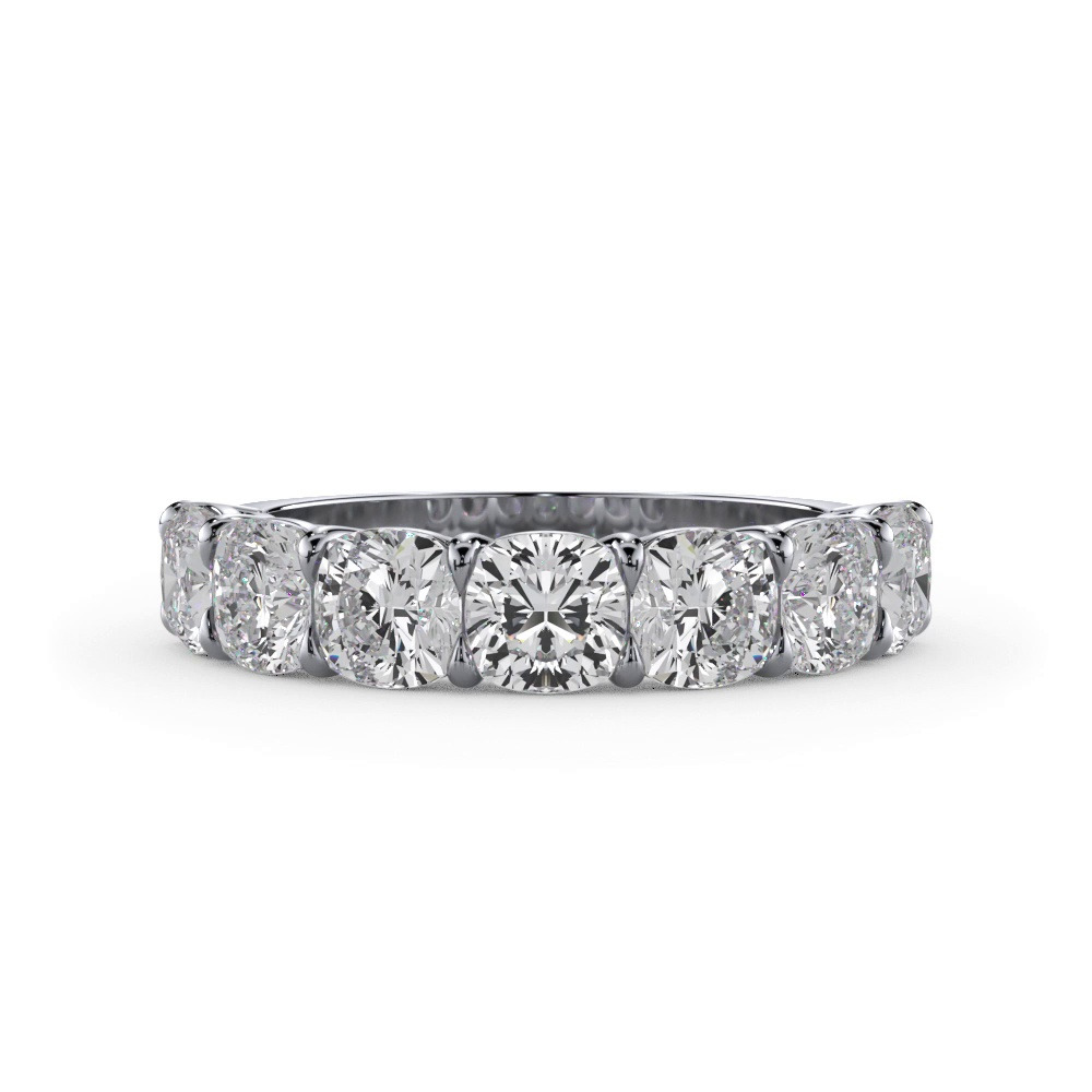 360 degree view of Cushion Cut Lab Diamond 7 Stone Ring (3.00 ct. tw.)