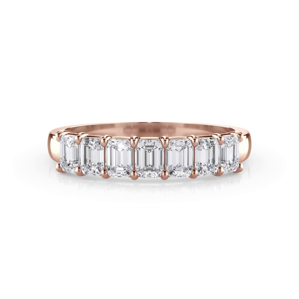 360 degree view of Emerald Cut Diamond 7 Stone Ring (1.00 ct. tw.)