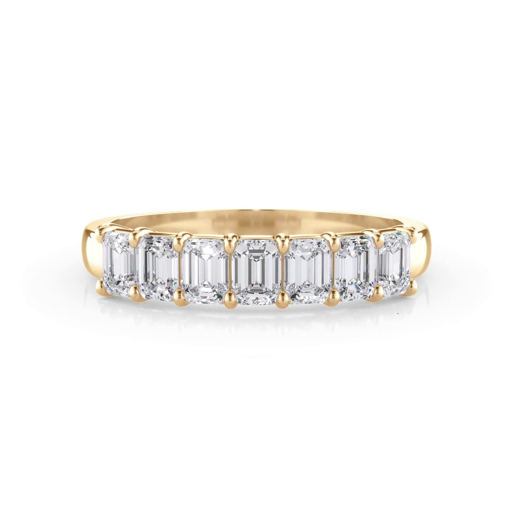 360 degree view of Emerald Cut Diamond 7 Stone Ring (1.00 ct. tw.)