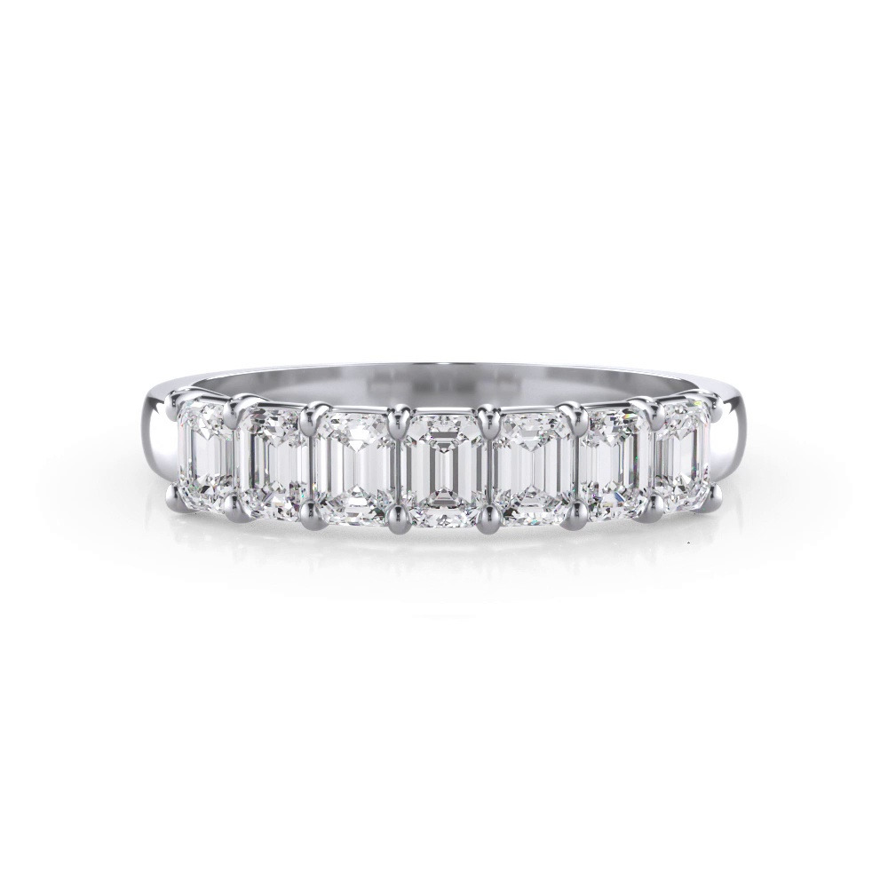 360 degree view of Emerald Cut Diamond 7 Stone Ring (1.00 ct. tw.)