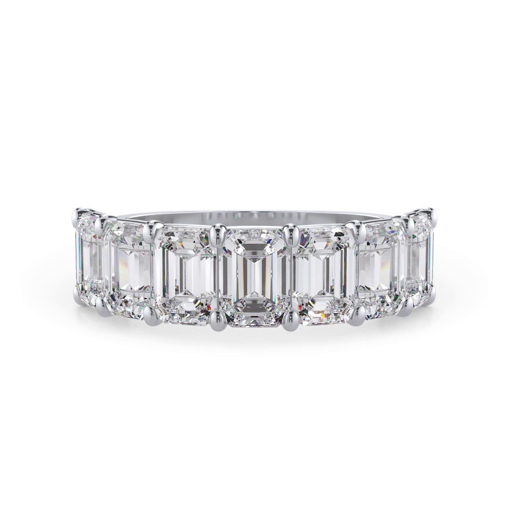 360 degree view of Emerald Cut Diamond 7 Stone Ring (3.50 ct. tw.)