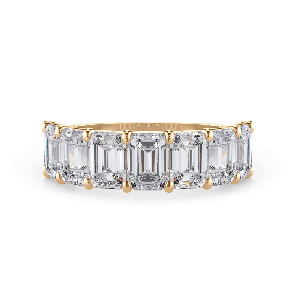360 degree view of Emerald Cut Diamond 7 Stone Ring (3.50 ct. tw.)