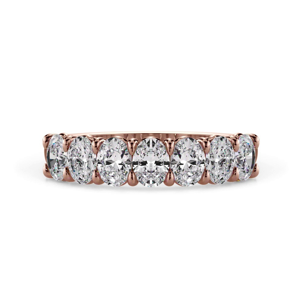 360 degree view of Oval Cut Diamond 7 Stone Ring (1.00 ct. tw.)