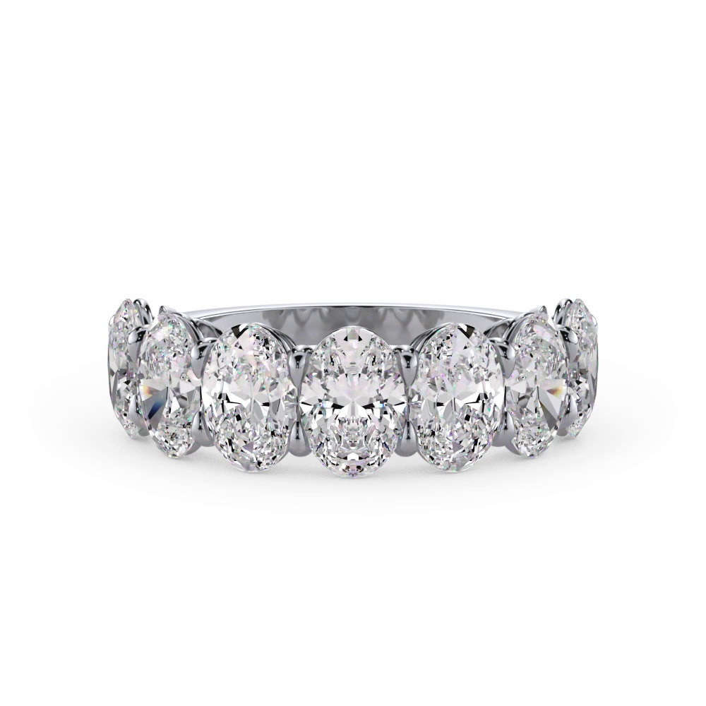 360 degree view of Oval Cut Diamond 7 Stone Ring (3.50 ct. tw.)
