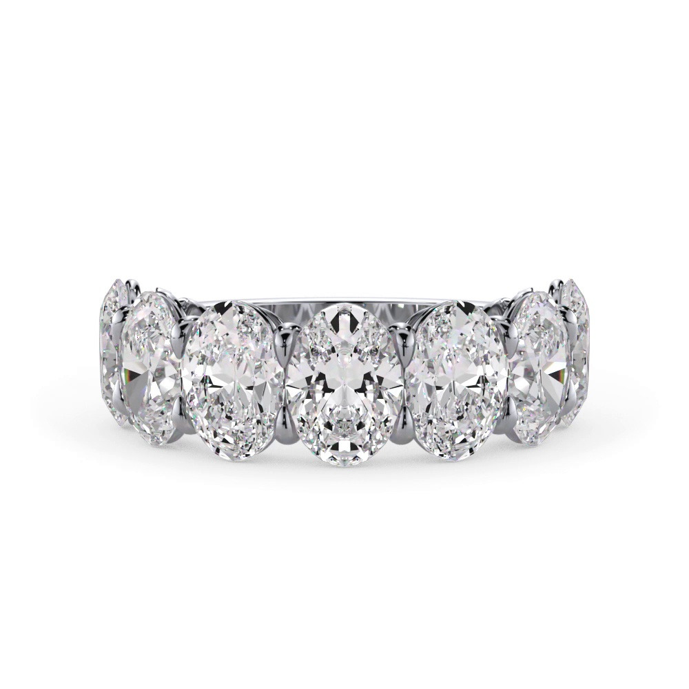 360 degree view of Oval Cut Diamond 7 Stone Ring (5.00 ct. tw.)
