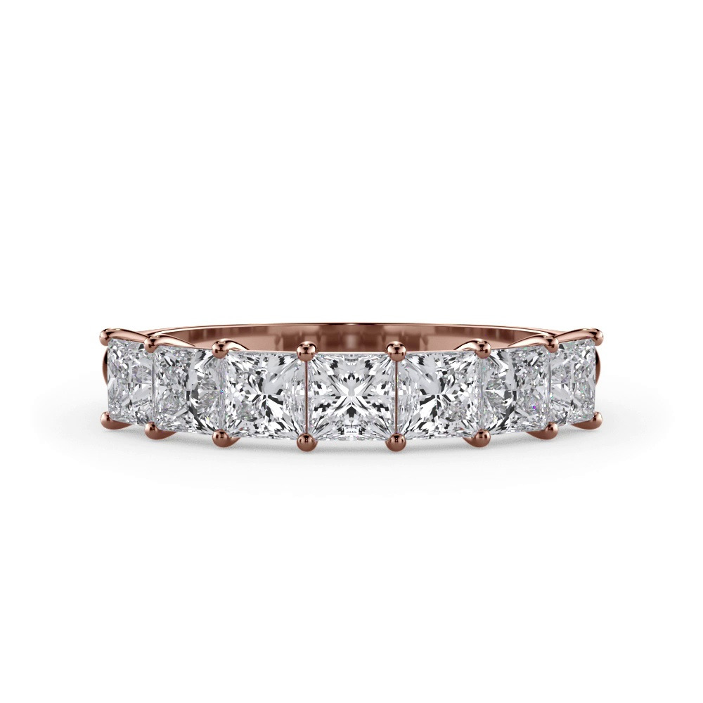 360 degree view of Princess Cut Lab Diamond 7 Stone Ring (1.00 ct. tw.)