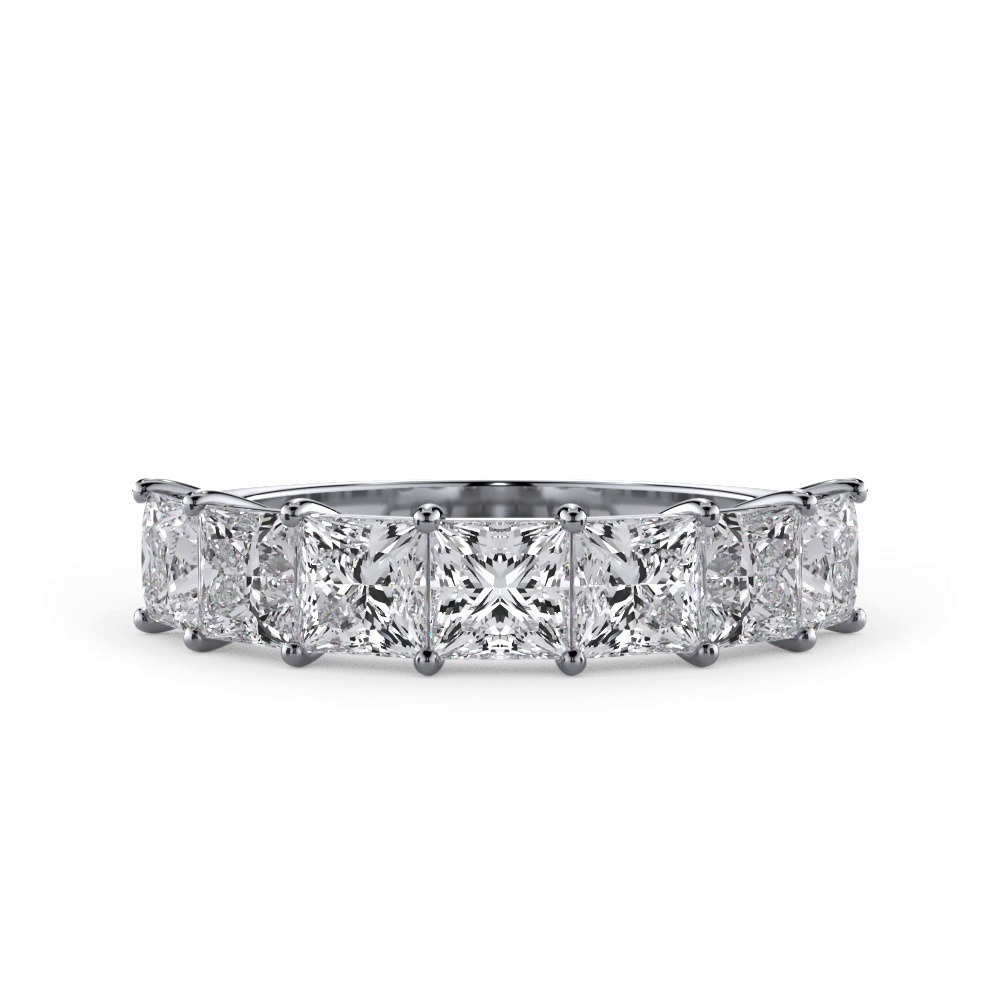 360 degree view of Princess Cut Lab Diamond 7 Stone Ring (2.00 ct. tw.)