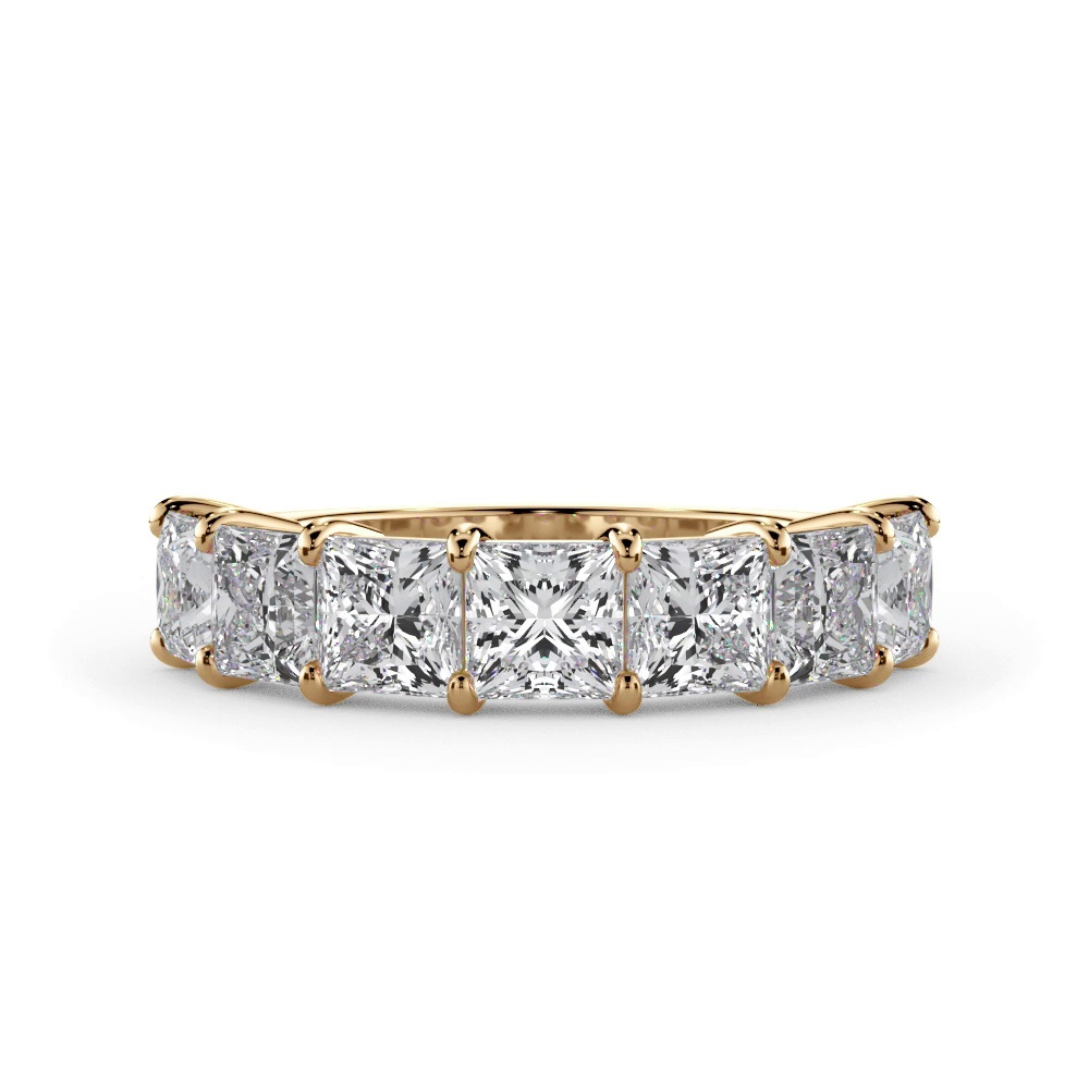 360 degree view of Princess Cut Diamond 7 Stone Ring (3.00 ct. tw.)