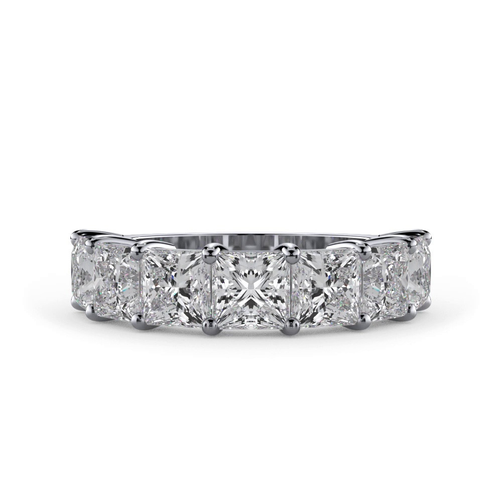360 degree view of Princess Cut Diamond 7 Stone Ring (3.50 ct. tw.)