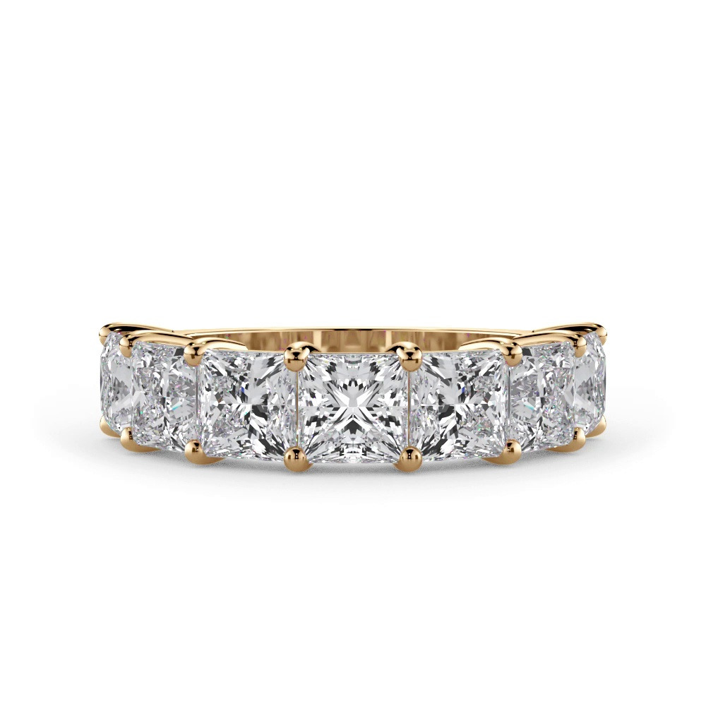 360 degree view of Princess Cut Diamond 7 Stone Ring (3.50 ct. tw.)