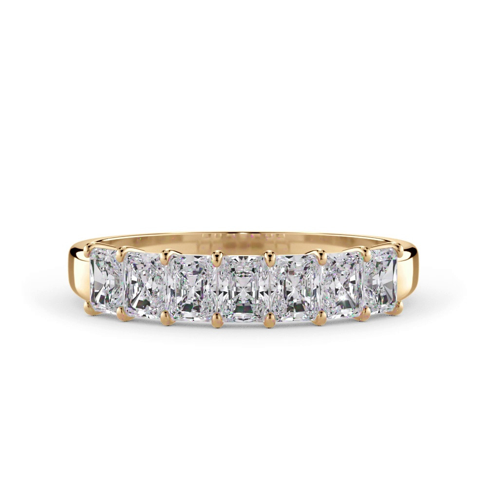 360 degree view of Radiant Cut Lab Diamond 7 Stone Ring (1.00 ct. tw.)