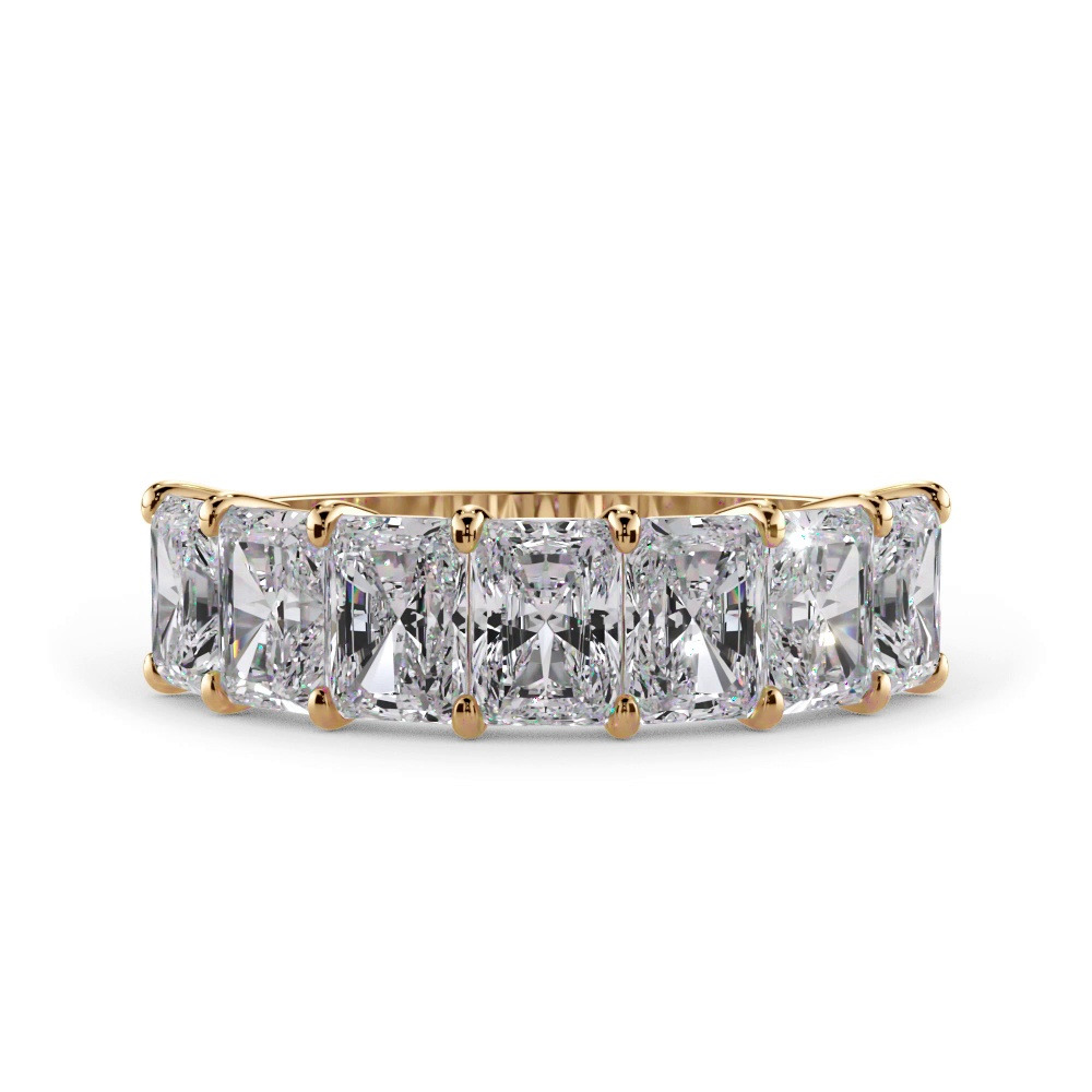 360 degree view of Radiant Cut Lab Diamond 7 Stone Ring (3.00 ct. tw.)