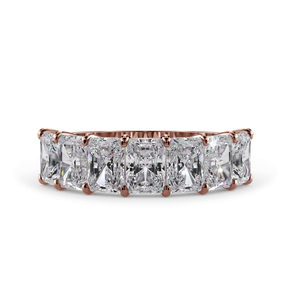 360 degree view of Radiant Cut Lab Diamond 7 Stone Ring (3.00 ct. tw.)