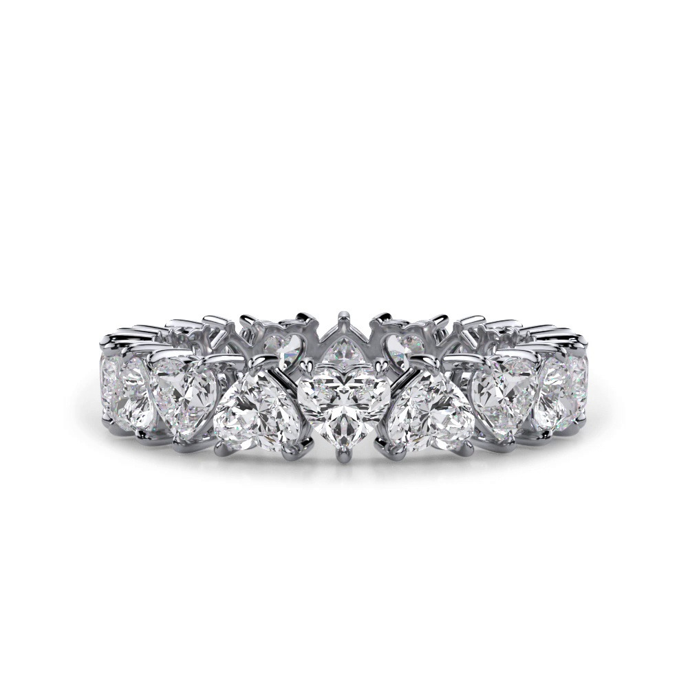 360 degree view of Heart Lab Diamond Eternity Ring (2.70 ct. tw.)