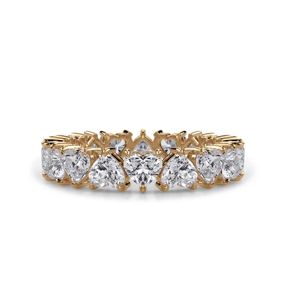 360 degree view of Heart Diamond Eternity Ring (2.70 ct. tw.)