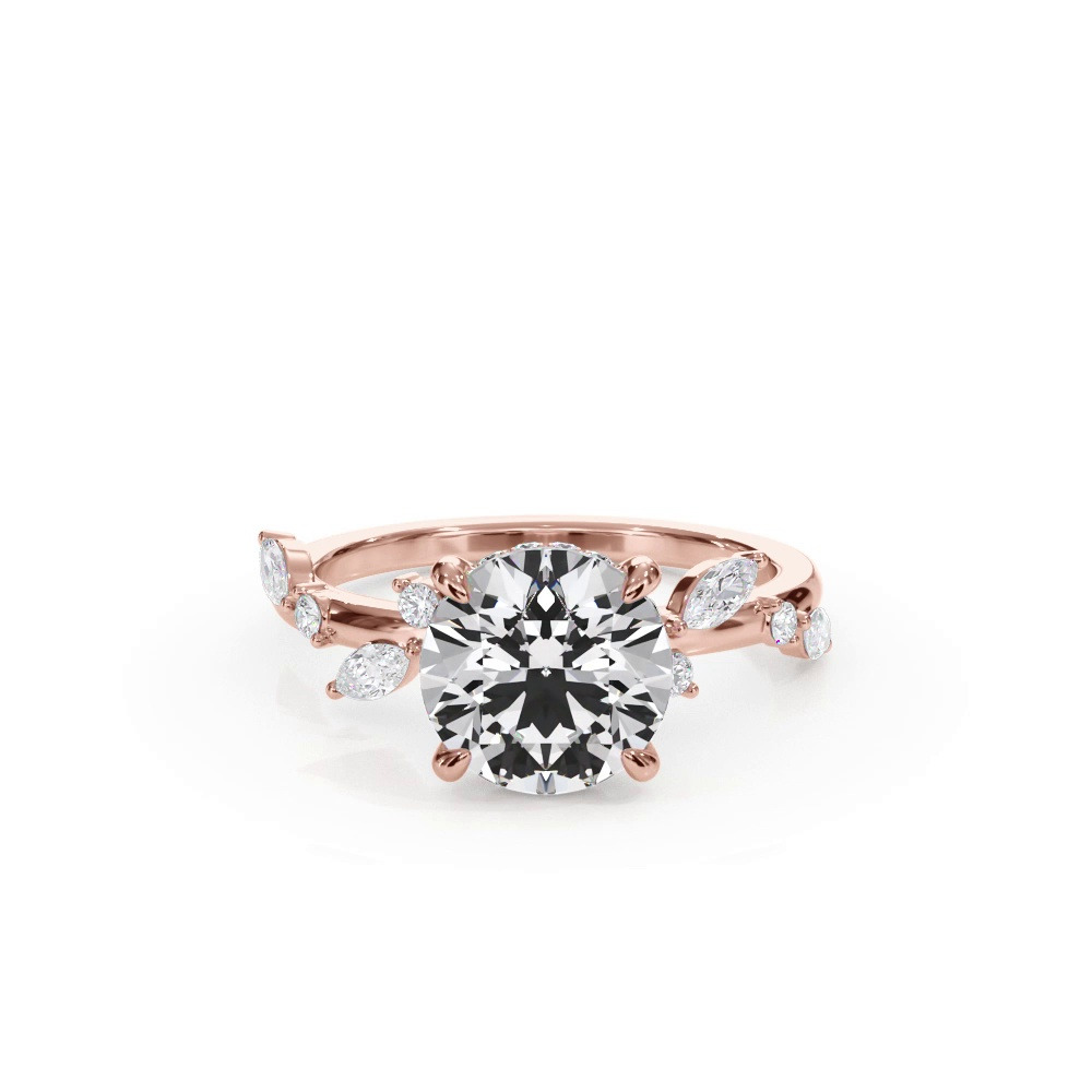 360 degree view of Autumn Cascade Diamond Engagement Ring
