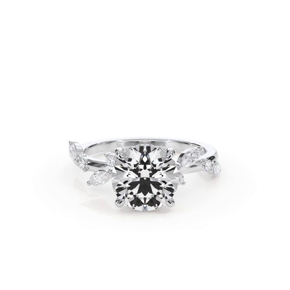 360 degree view of Autumn Cascade Diamond Engagement Ring