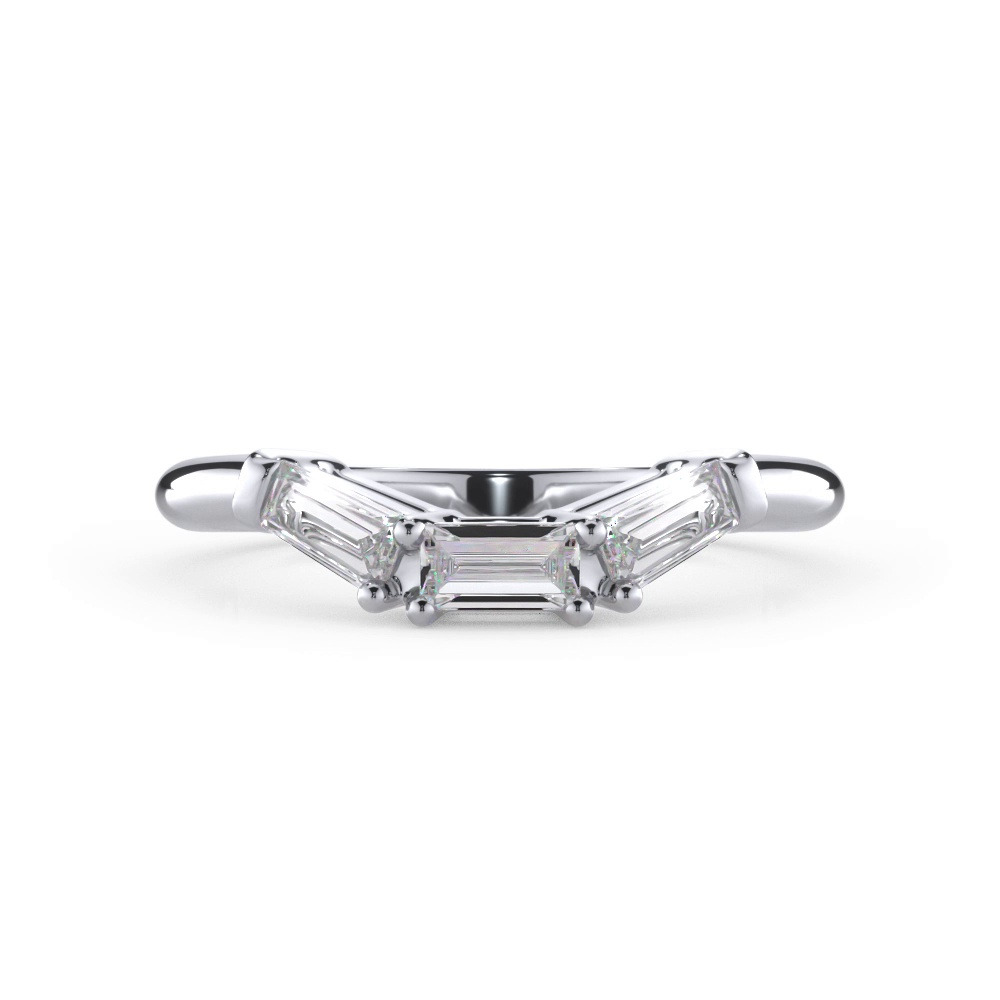 360 degree view of Bellora Baguette Band