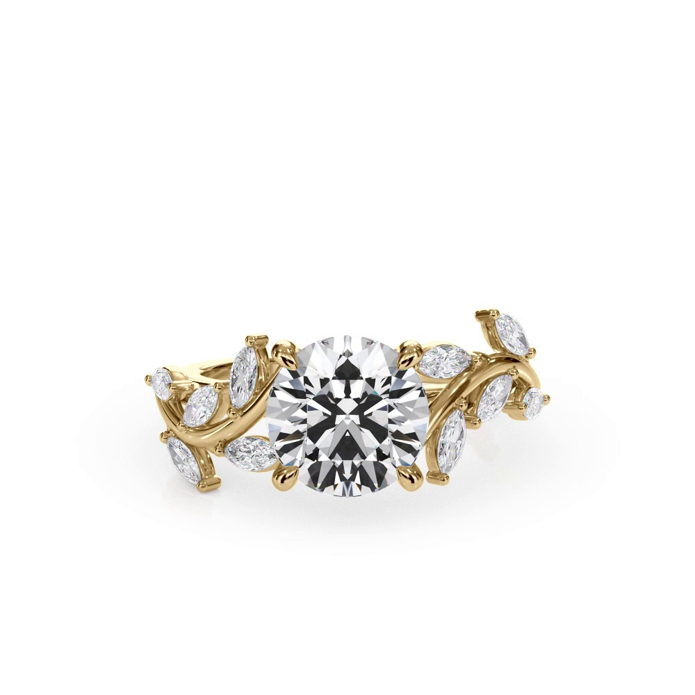 360 degree view of Vinetta Marquise Engagement Ring