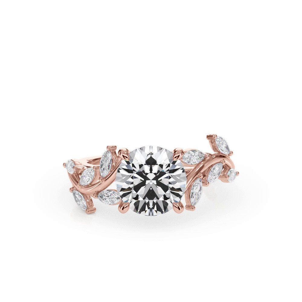 360 degree view of Vinetta Marquise Engagement Ring